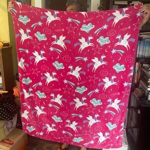 Unicorn Fleece Blanket NWOT